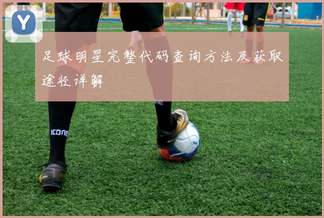 足球明星完整代码查询方法及获取途径详解